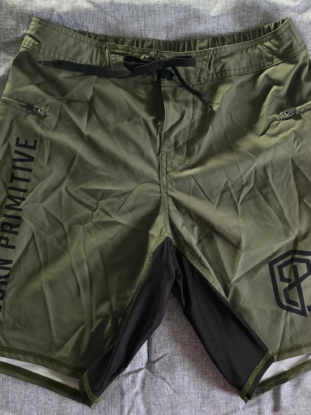 Born Primitive Men's Olive Green Shorts